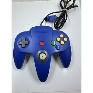 Nintendo 64 N64 Blue Controller OEM Tight Stick Tested Fast Shipping